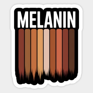 Melanin Shades Afrocentric Sticker